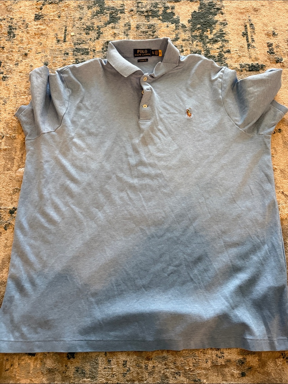Polo by Ralph Lauren Light Blue Embroidered Pony Polo